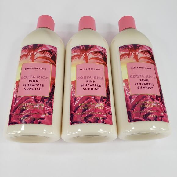 3 Bath & Body Works Costa Rica PINK PINEAPPLE SURPRISE Conditioner FULL SIZE - Picture 7 of 7